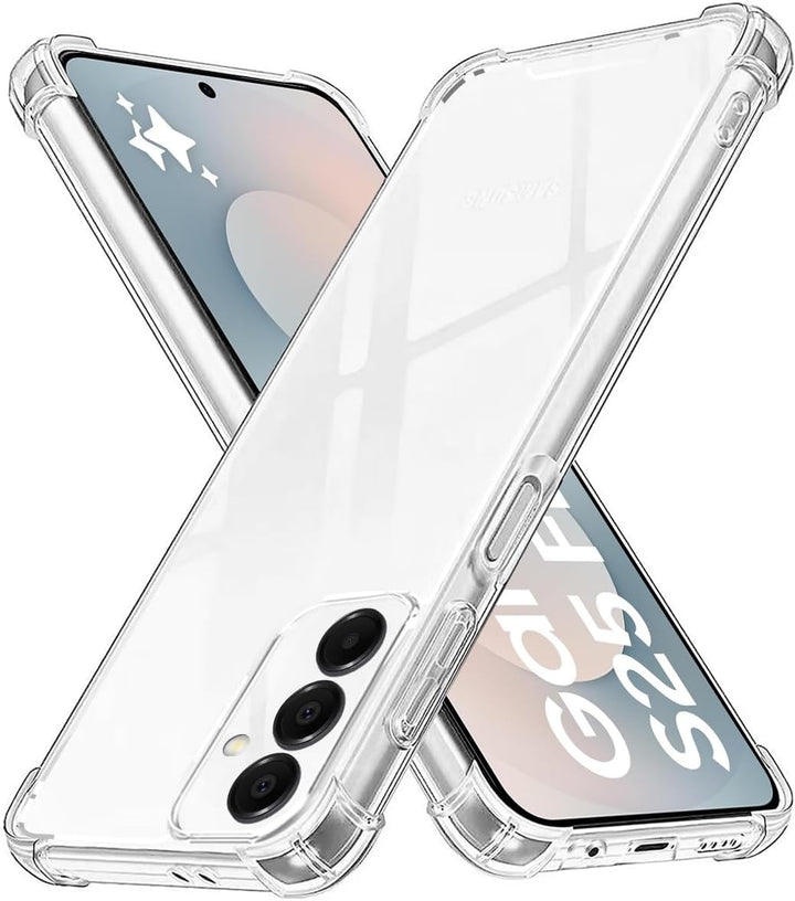 Samsung Galaxy S25 FE Hoesjes - Ultra-Hybrid Backcover - Schokbestendig - Crystal Clear Transparant-Ilumina Benelux
