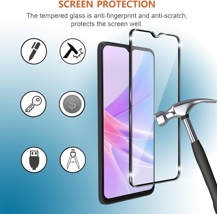Samsung Galaxy A30s/A50/A50s Screenprotector Glas Full Cover – 2x-Ilumina Benelux