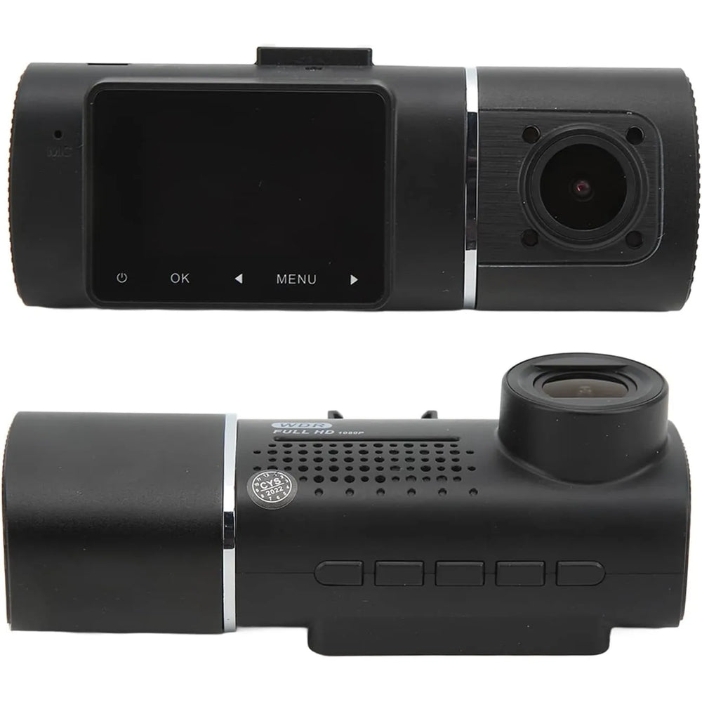 Dashcam Voor & Achter 1080P Full HD – Dual Lens Auto Camera – Nachtzicht – G-Sensor – Loop Recording – 170° Groothoek