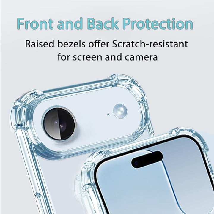 iPhone Air Hoesjes - Ultra-Hybrid Backcover - Schokbestendig - Crystal Clear Transparant-Ilumina Benelux