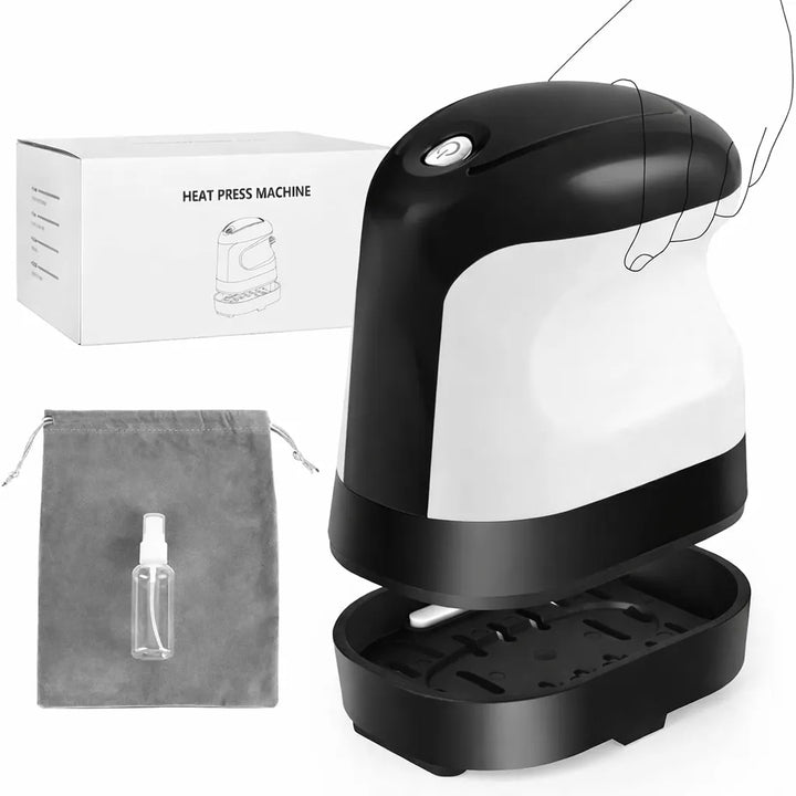 Hittepers voor kleding – Hine draagbare multi-mode transferpers – Teflon coating – Voor T-shirts, tassen & hoeden – Zwart-Ilumina Benelux