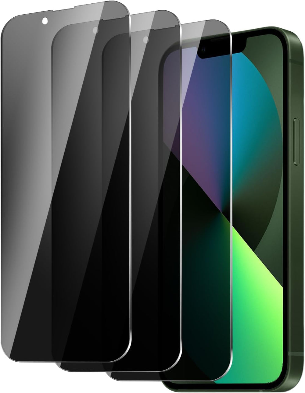 iPhone 14 & iPhone 16E / 17E – Privacy – 9H Gehard Glas – 3-Pack-Ilumina Benelux