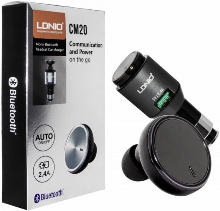 USB Autolader – USB Oplader – Met Bluetooth Headset – Handsfree Bellen-Oplader-Ilumina Benelux