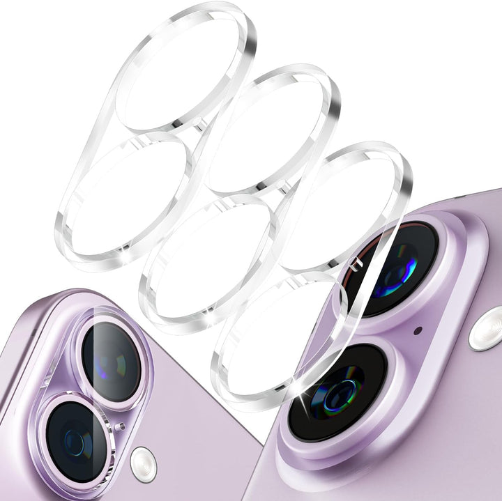 Camera Lens Protector – iPhone 16 Plus – 9H Gehard Glas – Anti-kras – 3-Pack Tempered Glas-Ilumina Benelux