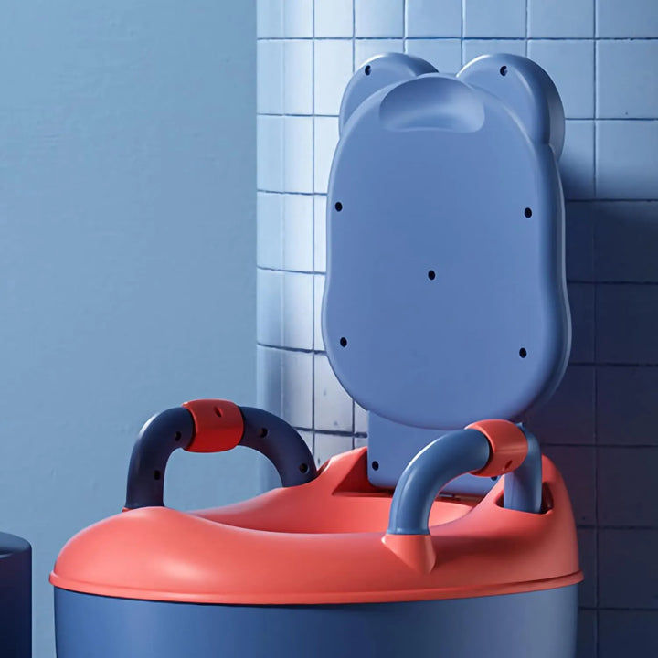 Plaspotje peuter - Toilettrainer met deksel - Kind WC verkleiner - Voor jongen & meisje - Blauw-Ilumina Benelux