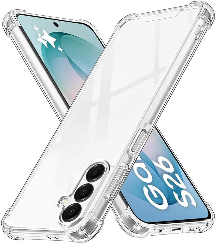 Samsung Galaxy S26 Hoesjes - Ultra-Hybrid Backcover - Schokbestendig - Crystal Clear Transparant-Ilumina Benelux