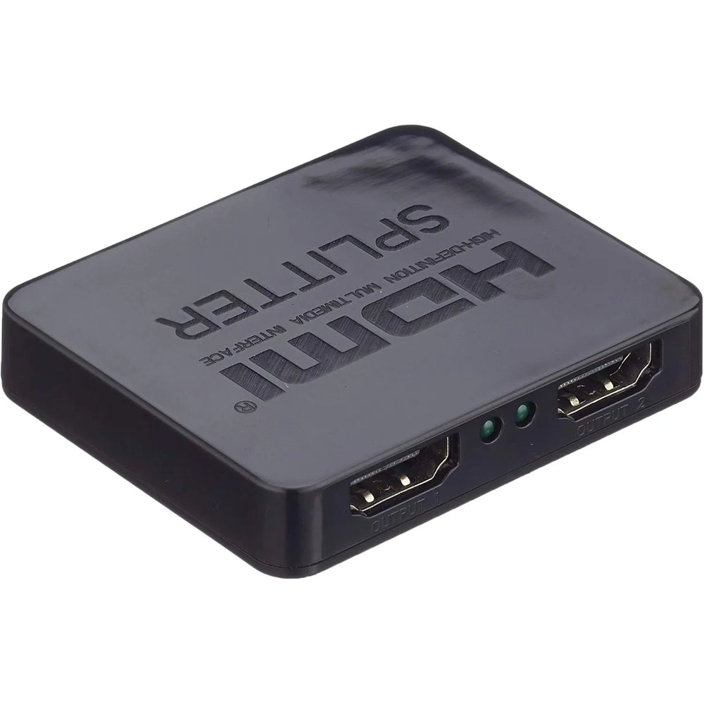 HDMI Splitter 1 naar 2 - 4K Ultra HD - HDMI Versterker - 1 In 2 Uit - 1080p 60Hz - 3D - Inclusief USB Voeding - Zwart-Ilumina Benelux