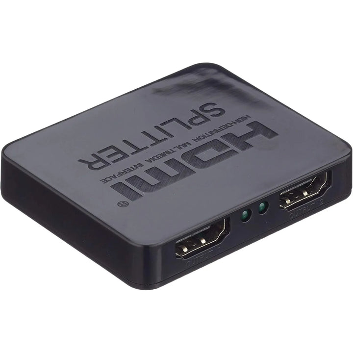 HDMI Splitter 1 naar 2 - 4K Ultra HD - HDMI Versterker - 1 In 2 Uit - 1080p 60Hz - 3D - Inclusief USB Voeding - Zwart-Ilumina Benelux