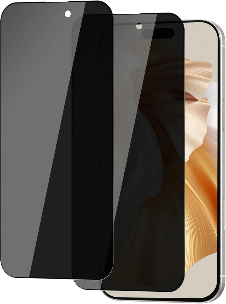 iPhone 16 Screenprotector Full Cover Privacy Gehard 9H – 2-Pack-Ilumina Benelux