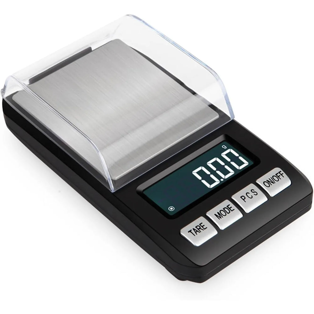 Digitale Precisie Weegschaal 500g x 0,01g – Sieradenweegschaal – Keukenweegschaal – LCD Display met Achtergrondverlichting – Zwart-Ilumina Benelux