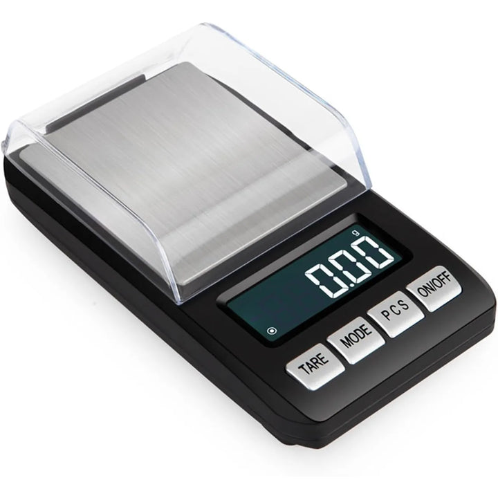 Digitale Precisie Weegschaal 500g x 0,01g – Sieradenweegschaal – Keukenweegschaal – LCD Display met Achtergrondverlichting – Zwart-Ilumina Benelux