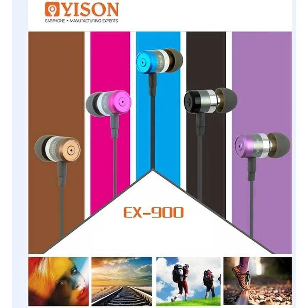 Yison EX900 In-Ear Oordopjes met Microfoon – 3.5mm Stereo Earphones – Metal Design-Ilumina Benelux