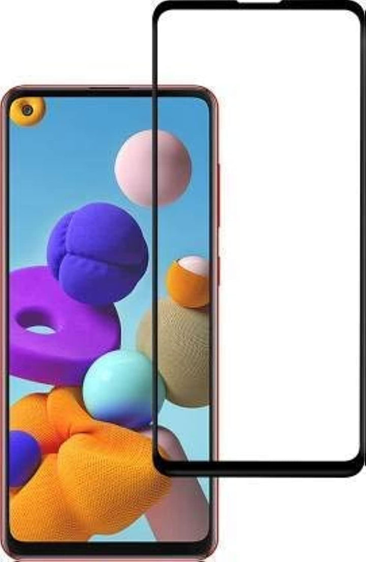 Samsung Galaxy A21 Screenprotector Full Cover Screenprotector Gehard 9H – Anti-kras-Ilumina Benelux