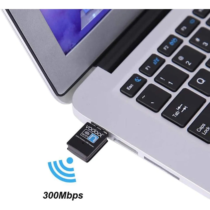 USB WiFi Adapter 300 Mbps - Draadloze USB Netwerkadapter - WiFi Dongle - IEEE 802.11b/g/n - Windows, Mac & Linux-Ilumina Benelux