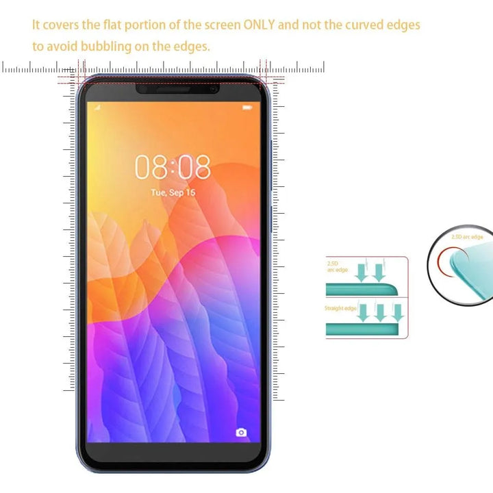 Huawei Y5p Screenprotector Glas Gehard 9H – 2-Pack-Ilumina Benelux
