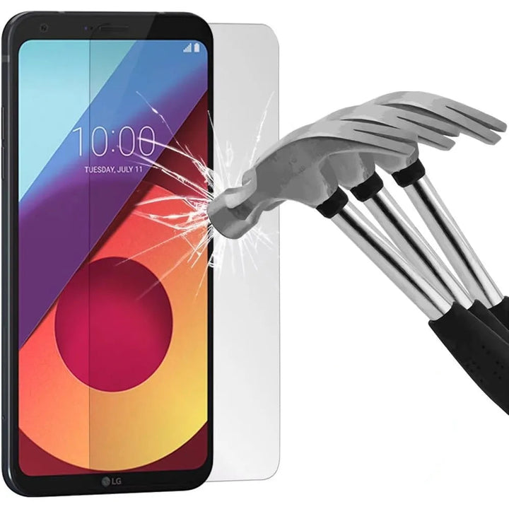 LG Q6 Screenprotector Gehard 9H Glas – Anti-kras – 2-Pack-Ilumina Benelux