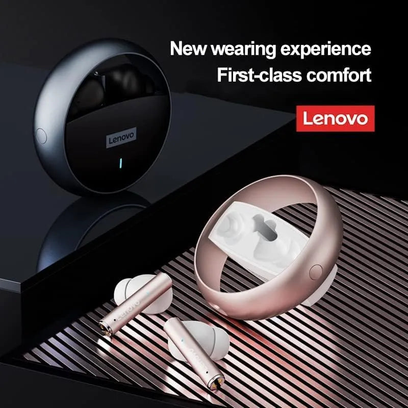 Lenovo ThinkPlus Live Pods LP60 – Draadloze Bluetooth Oordopjes – BT 5.0 – TWS Stereo Earbuds – Zwart-Ilumina Benelux