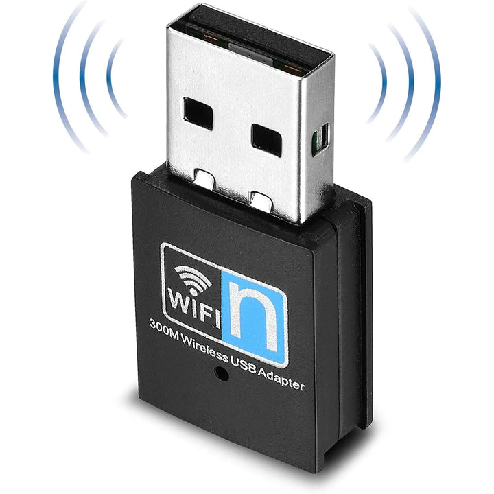 USB WiFi Adapter 300 Mbps - Draadloze USB Netwerkadapter - WiFi Dongle - IEEE 802.11b/g/n - Windows, Mac & Linux-Ilumina Benelux