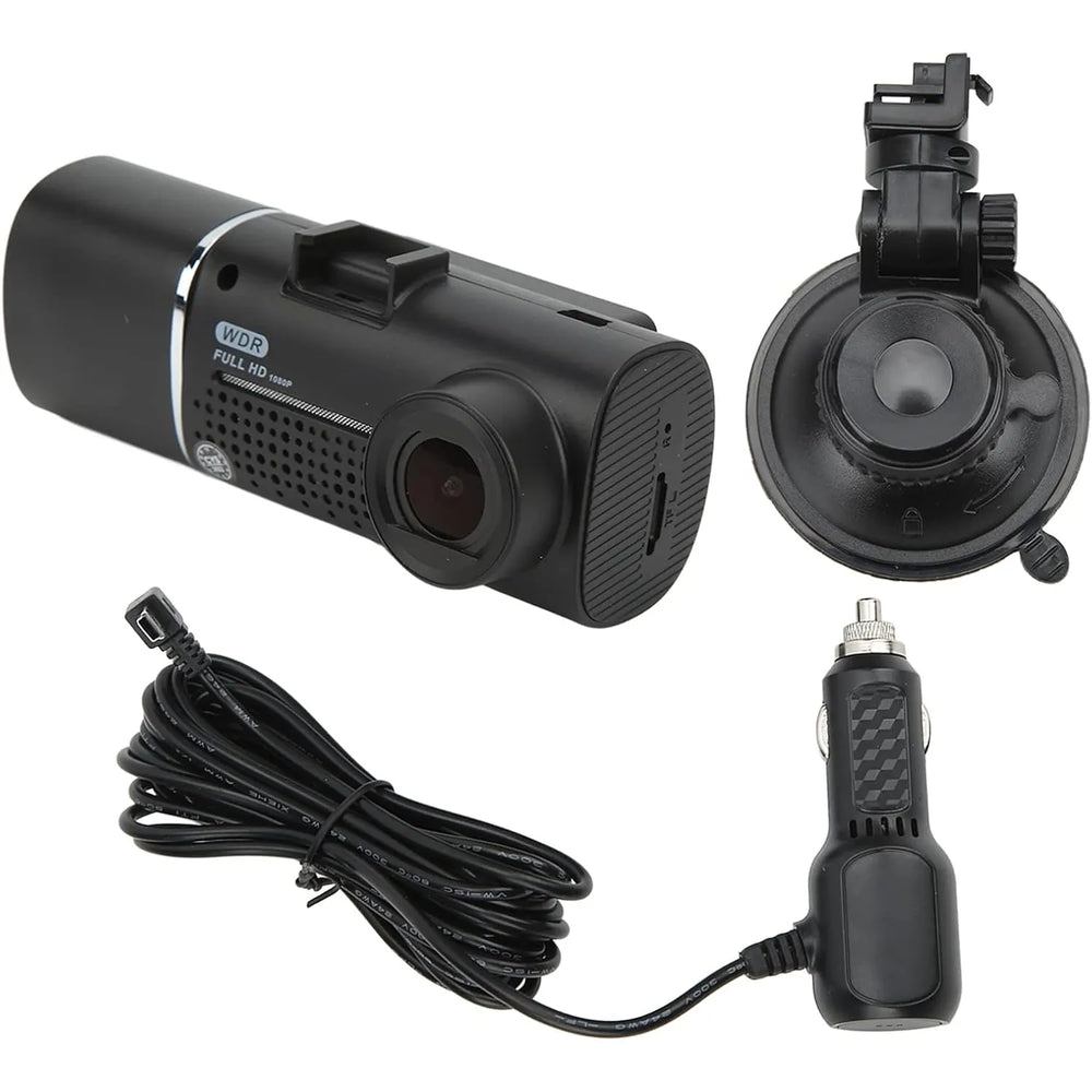 Dashcam Voor & Achter 1080P Full HD – Dual Lens Auto Camera – Nachtzicht – G-Sensor – Loop Recording – 170° Groothoek
