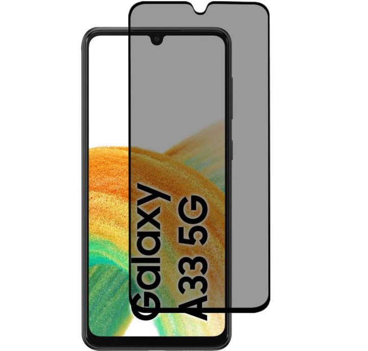 Samsung Galaxy A33 5G Screenprotector Gehard 9H Glas - Privacy-Ilumina Benelux