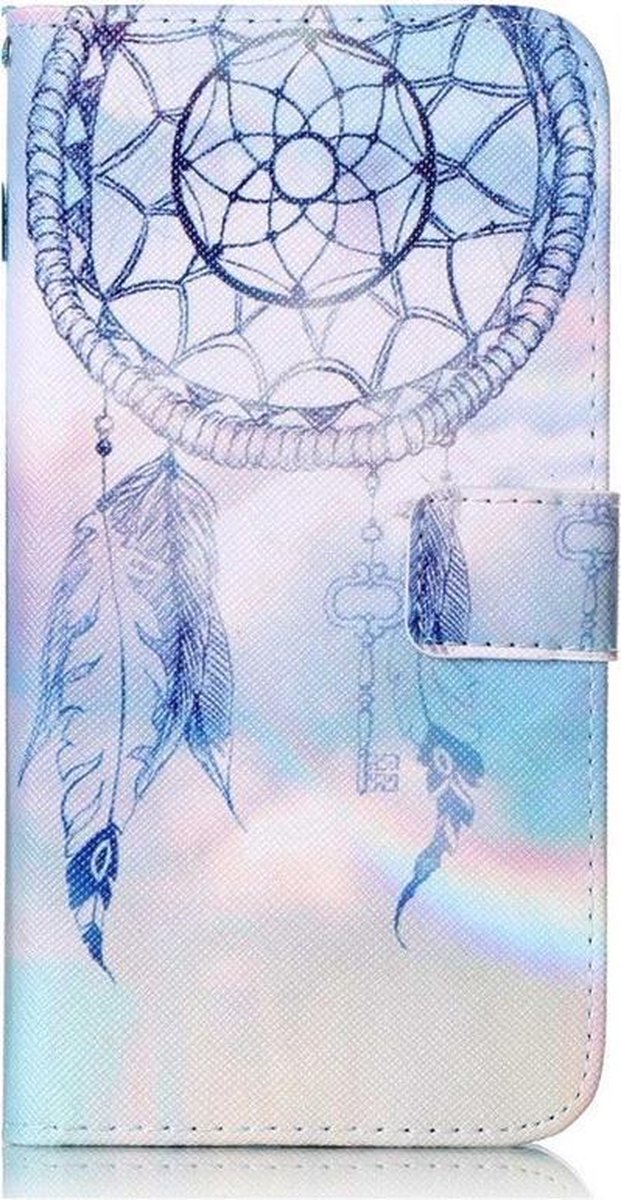 Samsung Galaxy S20 Plus Hoesjes – Bookcase Portemonnee Hoes – Magneetsluiting – Dreamcatcher Print-Ilumina Benelux
