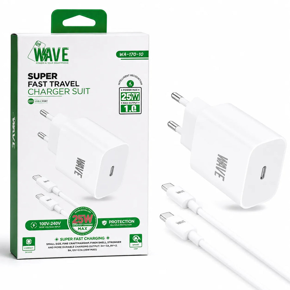 USB-C Snellader 25W met USB-C naar USB-C Kabel – Power Delivery Fast Charger-Ilumina Benelux