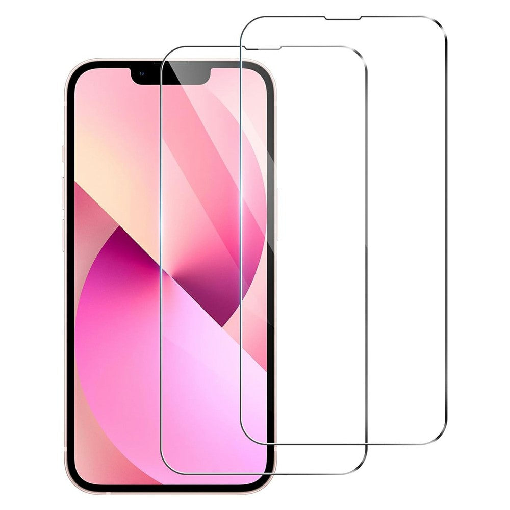 iPhone 14 & iPhone 16E / 17E Screenprotector Gehard 9H – Anti-kras – 2-Pack-Ilumina Benelux