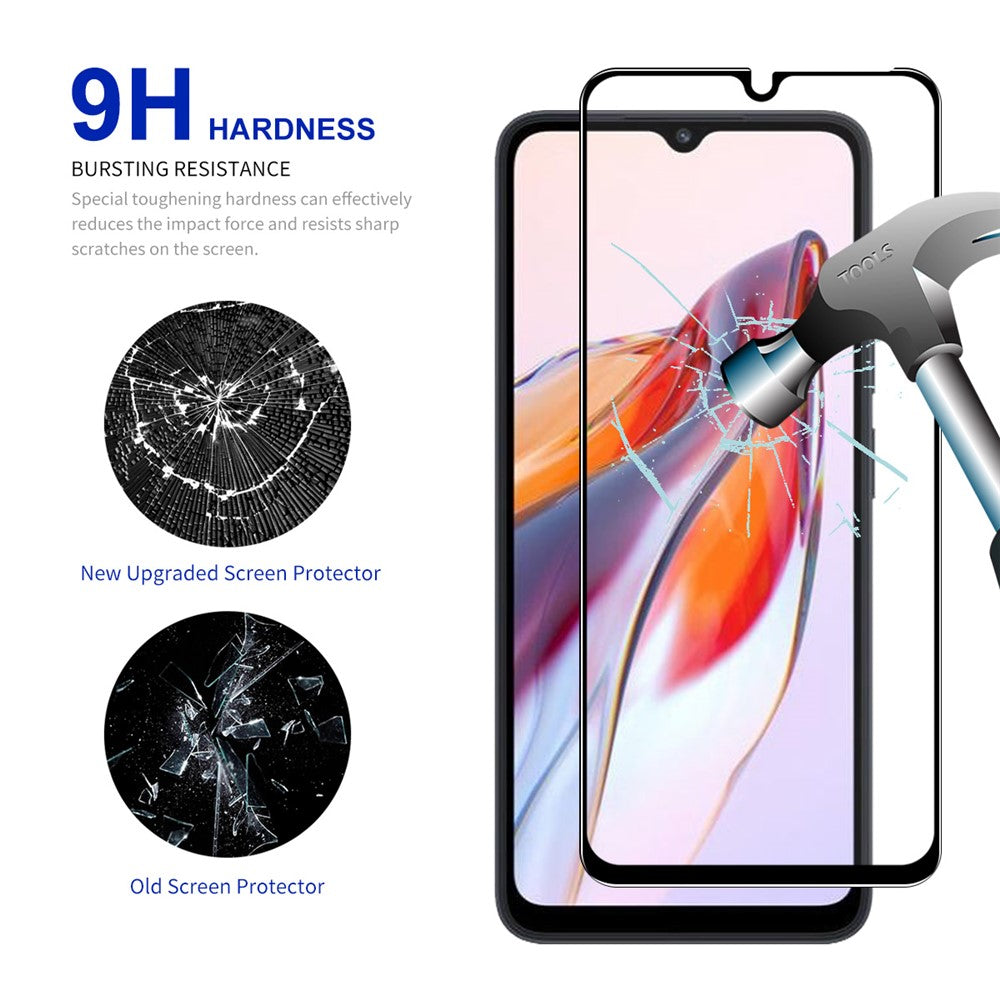Xiaomi Redmi 12C Screenprotector Full Tempered Glas-Ilumina Benelux