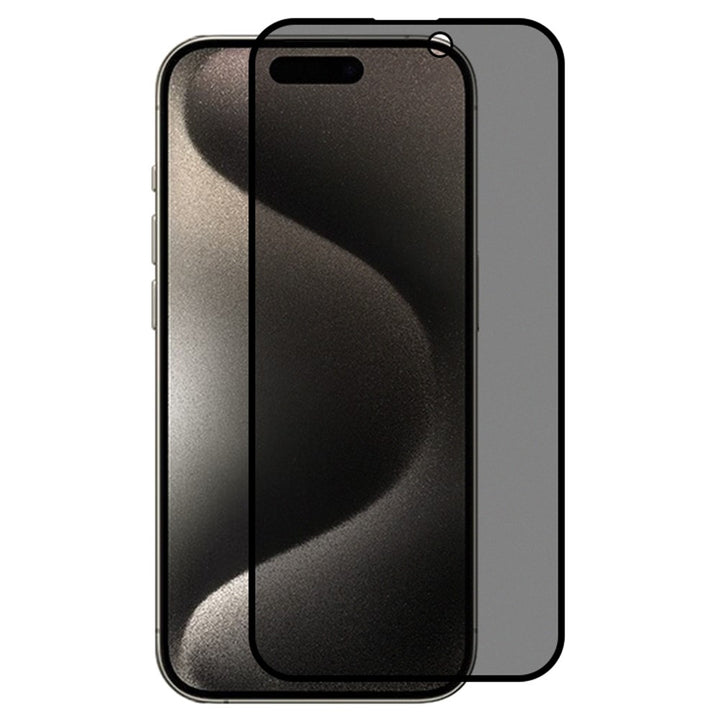 iPhone 15 Pro – Privacy Screenprotector – 9H Gehard Glas – 3-Pack-Ilumina Benelux