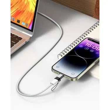 USB-C naar Lightning OTG Adapter - Type-C Female naar Lightning Male - 480 Mbps Dataoverdracht - Geschikt voor iPhone & iPad-Ilumina Benelux