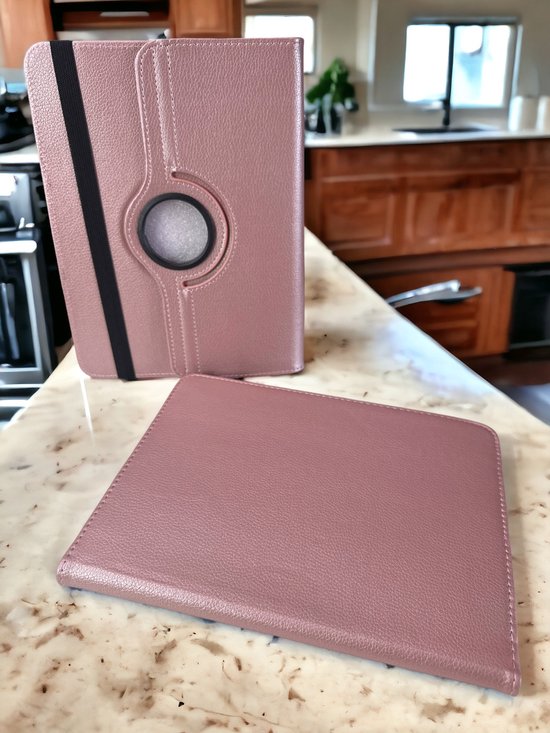 7 inch Tablet Hoesjes – 360° draaibaar – Multi-stand Standfunctie – Roségoud-Tablethoesjes-Ilumina Benelux
