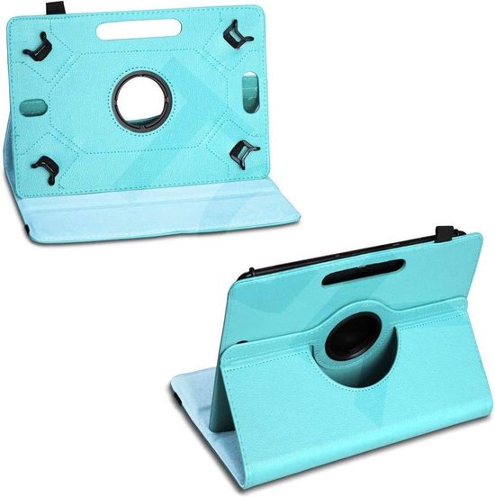 7 inch tablet Hoesjes – 360° draaibaar – Standfunctie – Blauw-Tablethoesjes-Ilumina Benelux