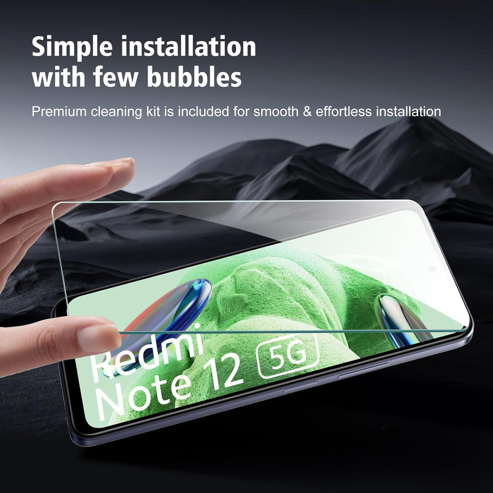 Xiaomi Redmi Note 12 4G/5G Screenprotector Tempered Glas-Ilumina Benelux