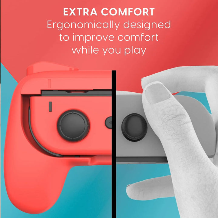 Controller Grip Set - Antislip Handgrepen - 2 Stuks - Dobe - Zwart-Ilumina Benelux