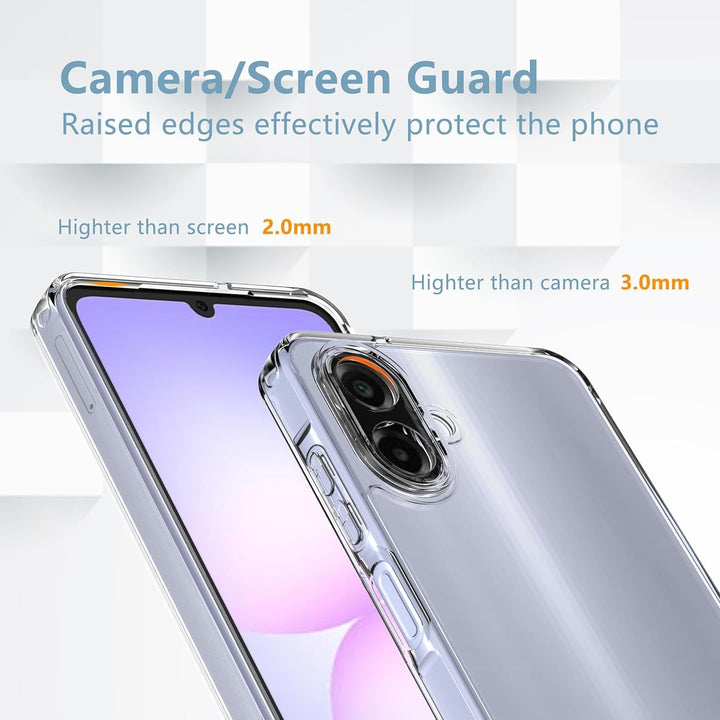 Samsung Galaxy A07 Hoesjes - Ultra-Hybrid Backcover - Schokbestendig - Crystal Clear Transparant-Ilumina Benelux