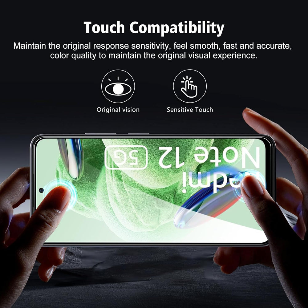 Xiaomi Redmi Note 12 4G/5G Screenprotector Tempered Glas-Ilumina Benelux
