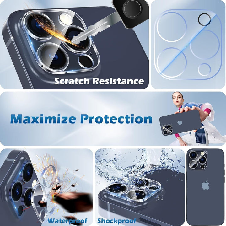 Camera Lens Protector – iPhone 15 Pro – 9H Gehard Glas – 3-Pack-Ilumina Benelux