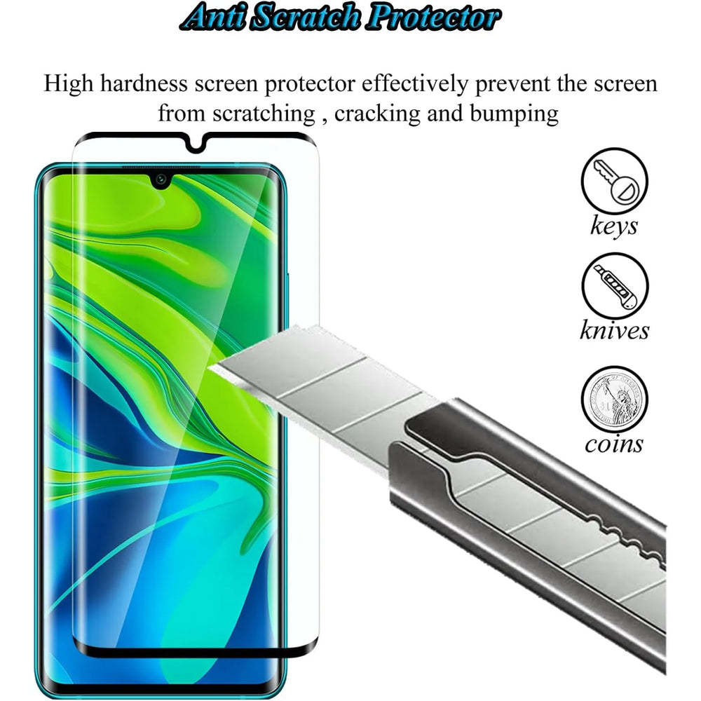 Xiaomi Mi Note 10/10 Pro Screenprotector Full Glas - 5x-Ilumina Benelux
