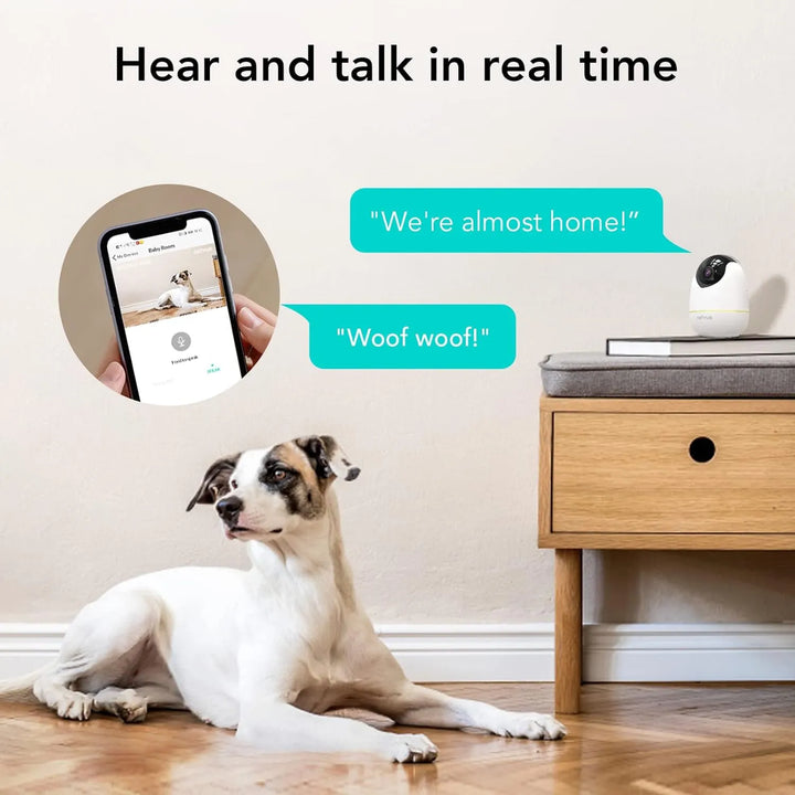 NETVUE Indoor Beveiligingscamera 1080P – WiFi IP Camera met AI Detectie, Nachtzicht & Tweeweg Audio – Zwart-Ilumina Benelux
