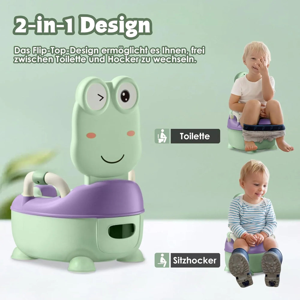 Plaspotje peuter - Toilettrainer met deksel - Kind WC verkleiner - Voor jongen & meisje - Roze-Ilumina Benelux