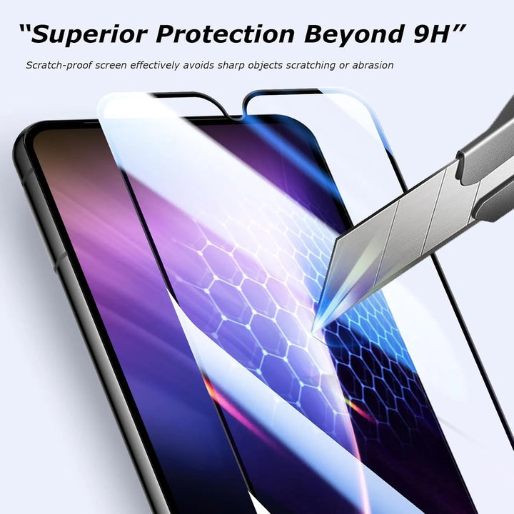 Motorola Moto E7 Screenprotector Glas Gehard 9H Full Cover – 2-Pack-Ilumina Benelux