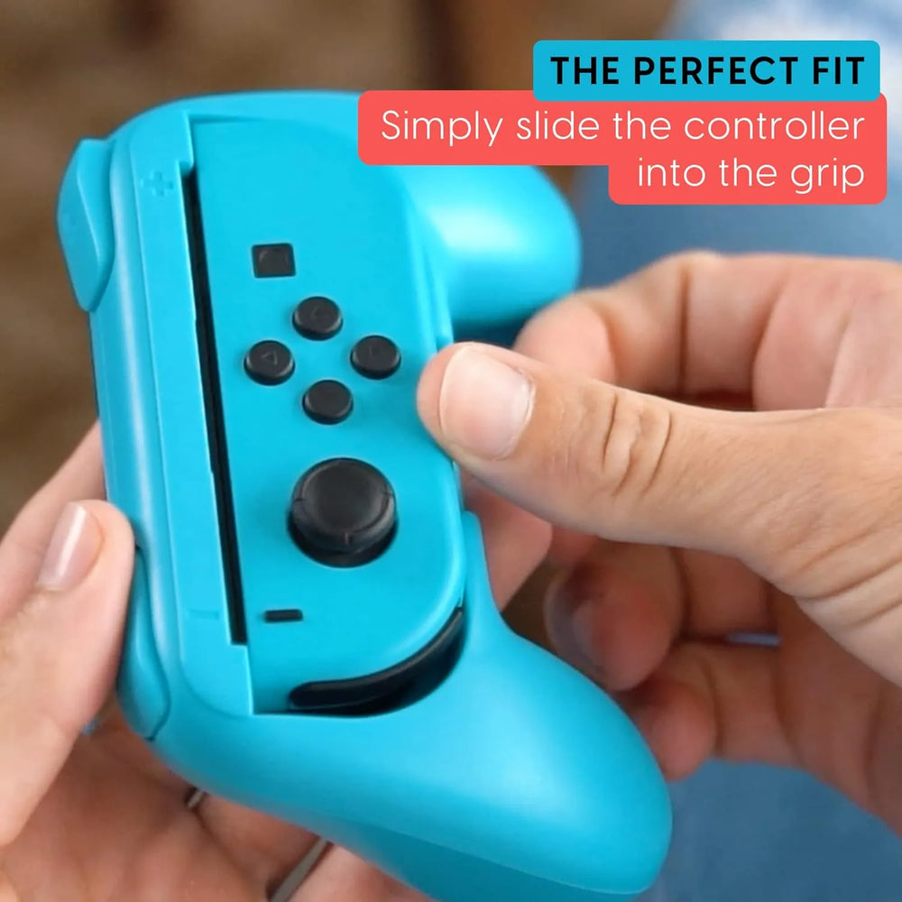 Controller Grip Set - Antislip Handgrepen - 2 Stuks - Dobe - Zwart-Ilumina Benelux