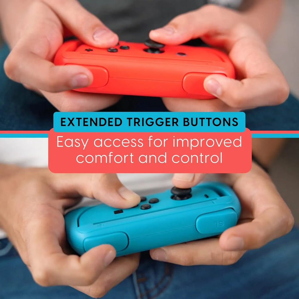 Controller Grip Set - Antislip Handgrepen - 2 Stuks - Dobe - Zwart-Ilumina Benelux