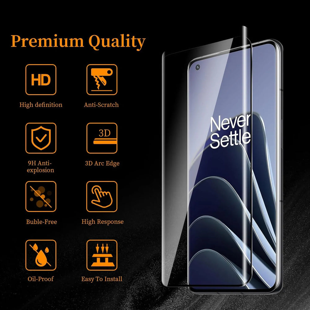 OnePlus 10 Pro Screenprotector Full Cover Glas Gehard 9H-Ilumina Benelux