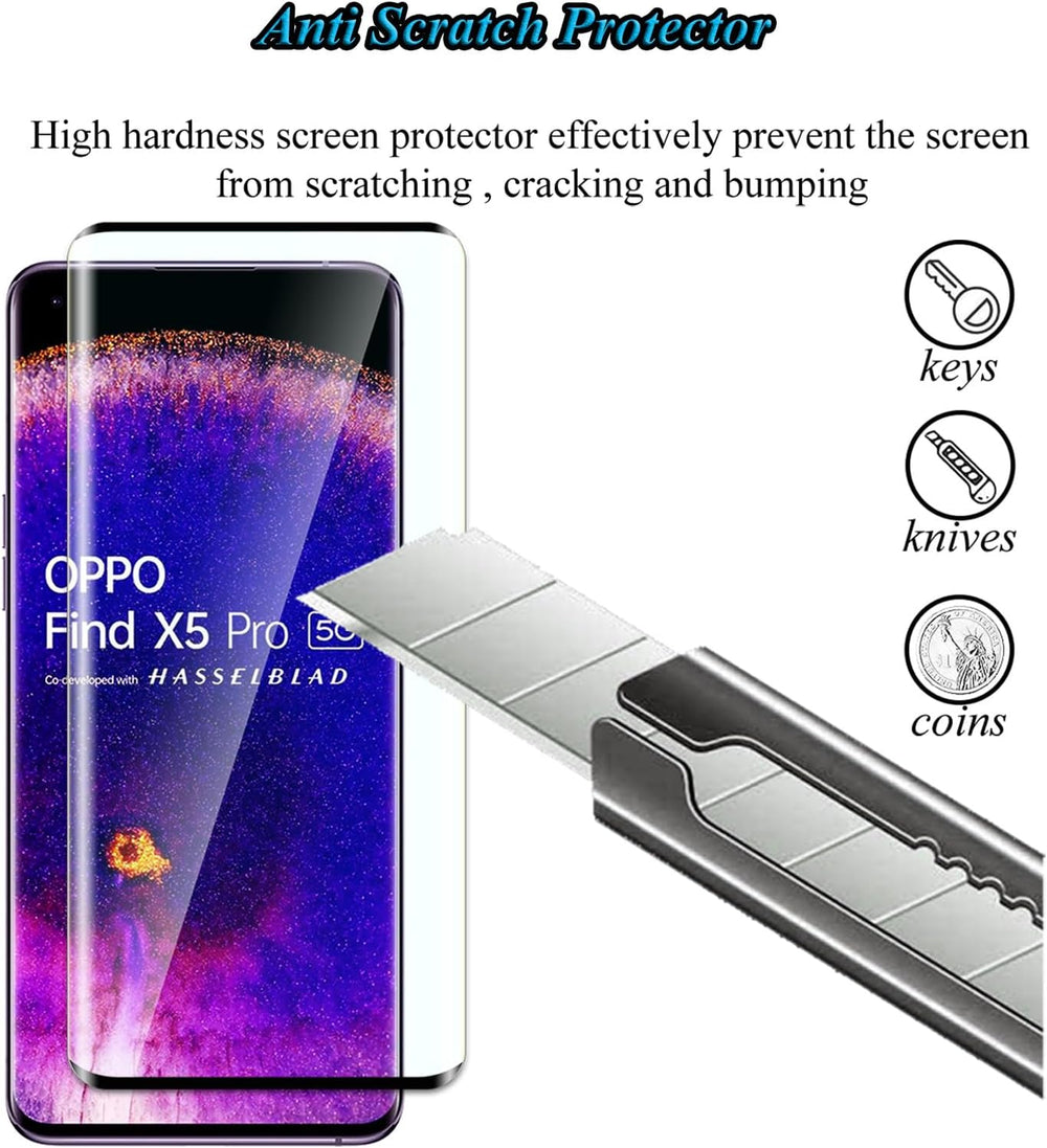 Oppo Find X5 Pro Screenprotector Full Tempered Glas-Ilumina Benelux