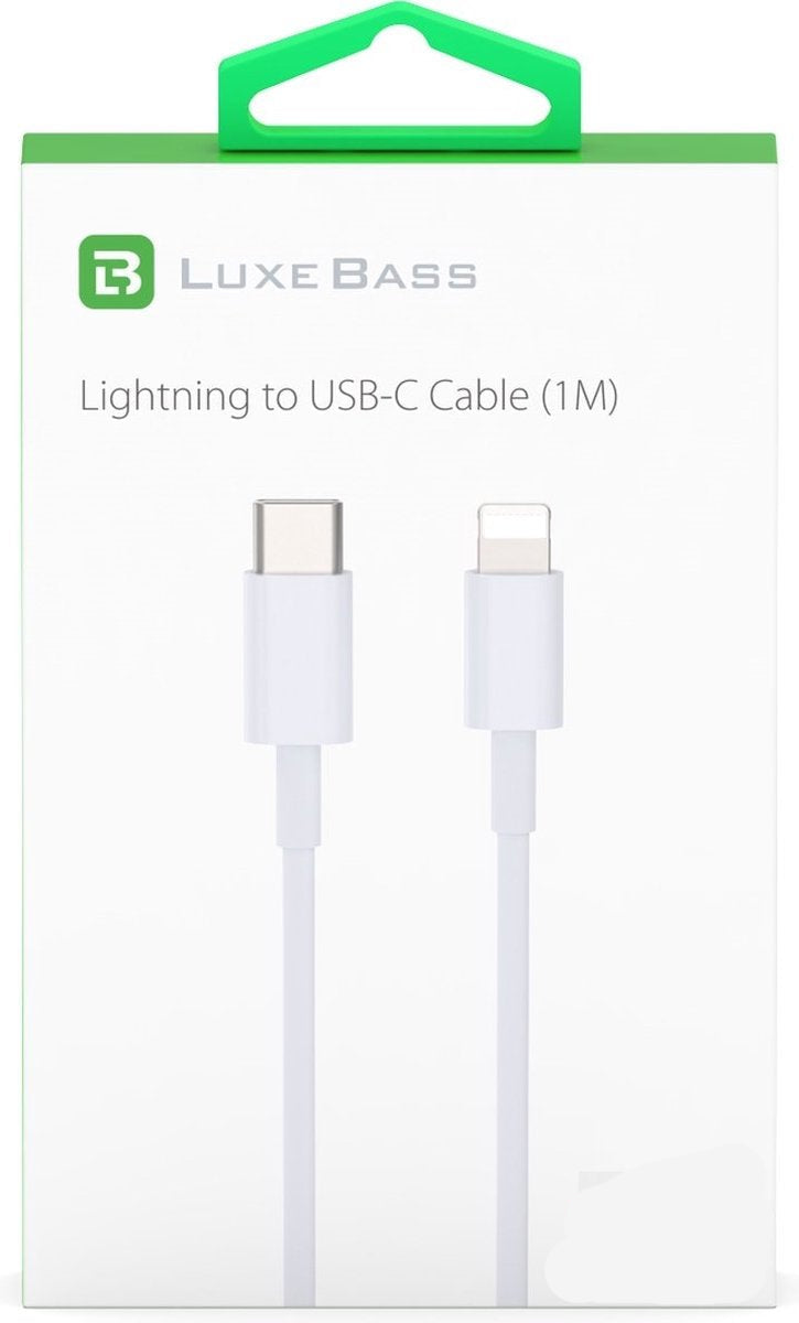 USB-C Oplaadkabel – Geschikt voor iPhone 5 t/m 14 – Lightning kabel – Snelladen – 2 Meter – Wit-USB-Kabels-Ilumina Benelux