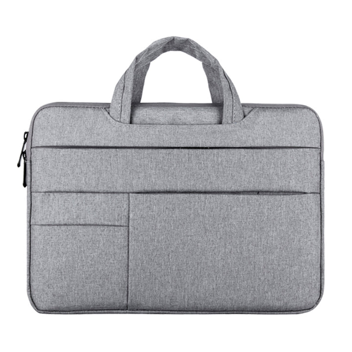 Laptop schoudertas 15.4 inch – Notebook tas met opbergvakken – Sleeve voor laptop en MacBook – Multipurpose – Grijs-Ilumina Benelux