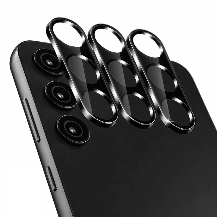 Camera Lens Protector – Samsung Galaxy S23 Plus – 9H Glas – Zwart – 3x-Ilumina Benelux