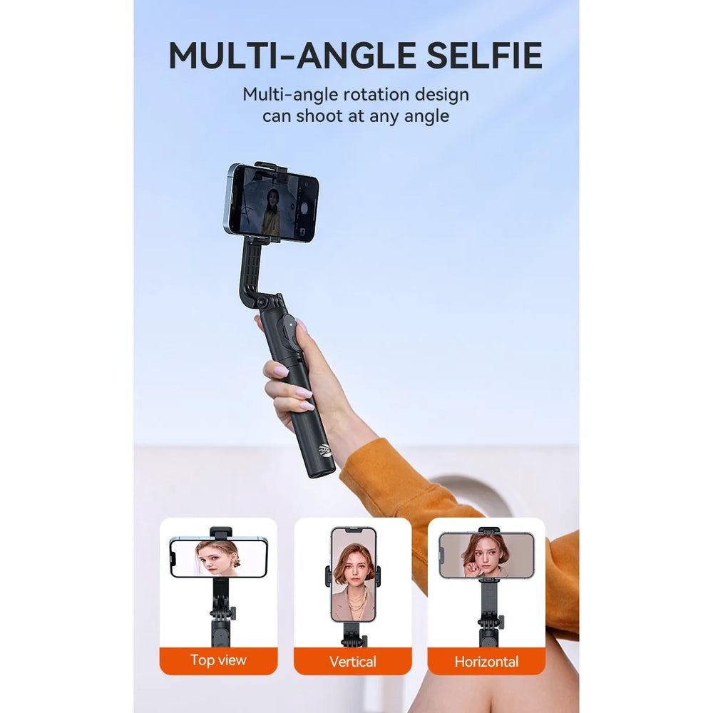 Selfiestick met Statief en Bluetooth Afstandsbediening – 100 cm – Zwart-Ilumina Benelux