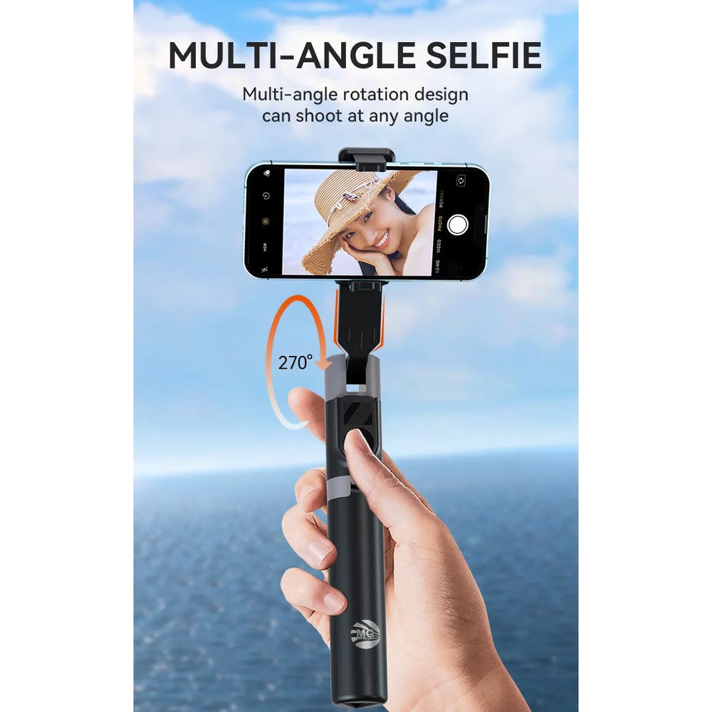 Selfiestick met Statief en Bluetooth Afstandsbediening – 100 cm – Zwart-Ilumina Benelux